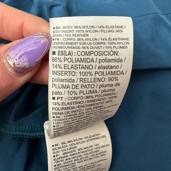 Men’s Salomon haloes down hybrid hoodie - Picture 7 of 9